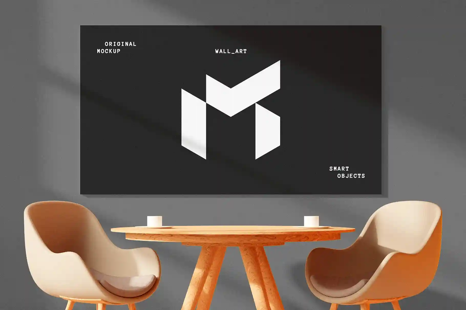 Free Café Poster Mockup PSDT