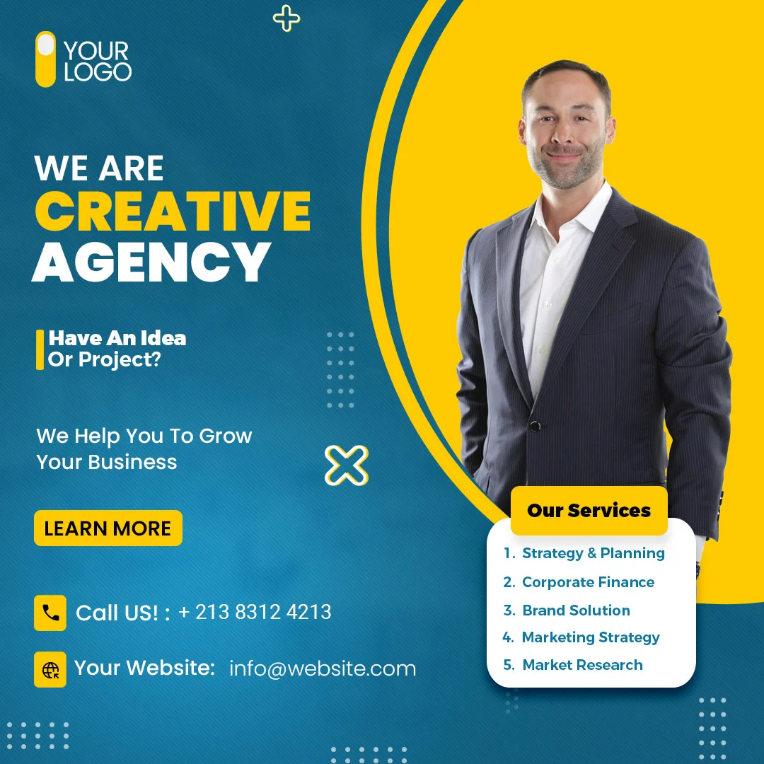 Free Company Advertisement Flyer Template PSD