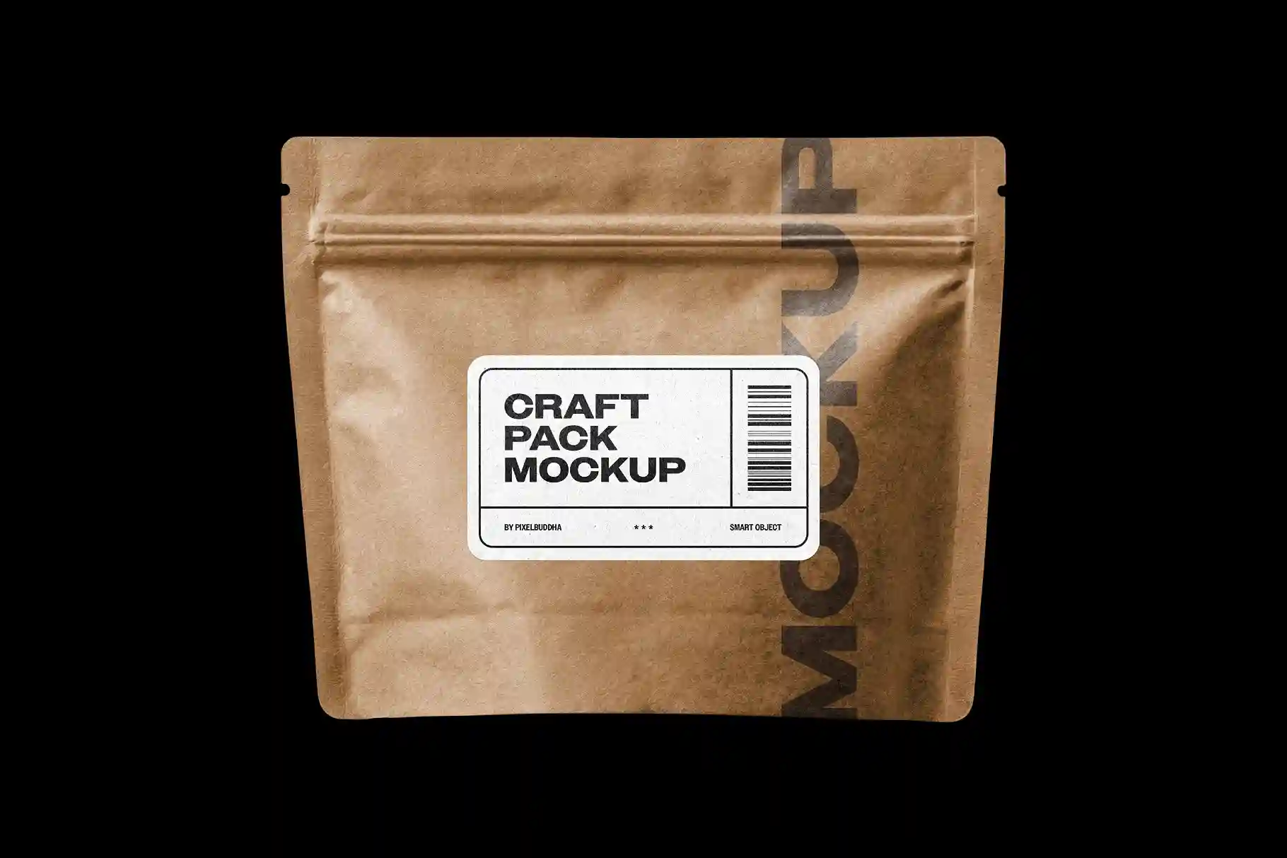 Free Craft Package Bag Mockup PSD