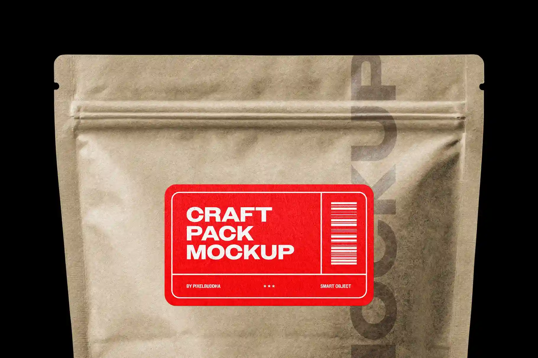 Free Craft Package Bag Mockup PSD1