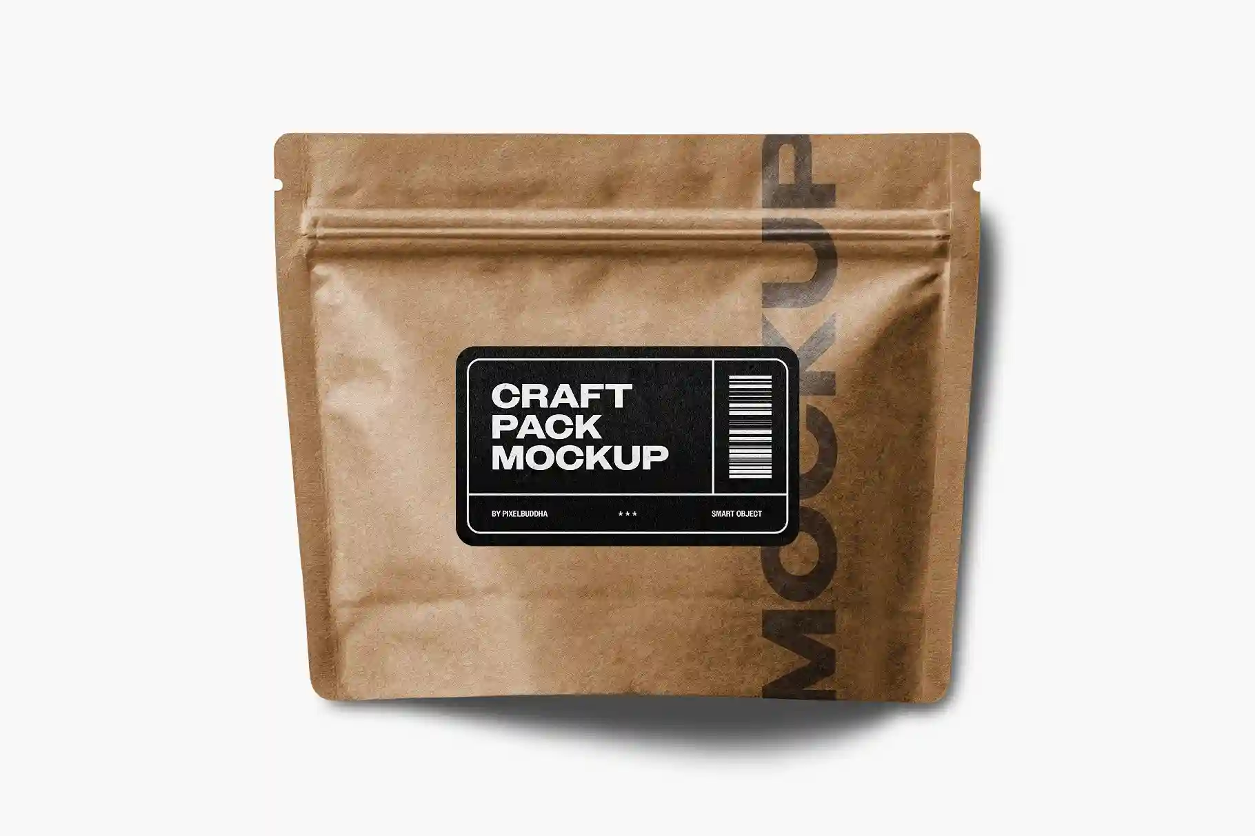 Free Craft Package Bag Mockup PSDT
