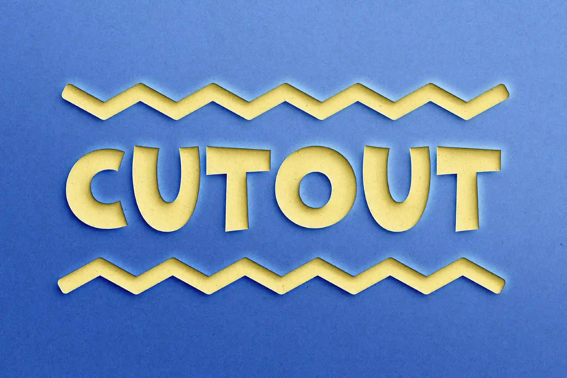 Free Papercutout Text Effect PSDT