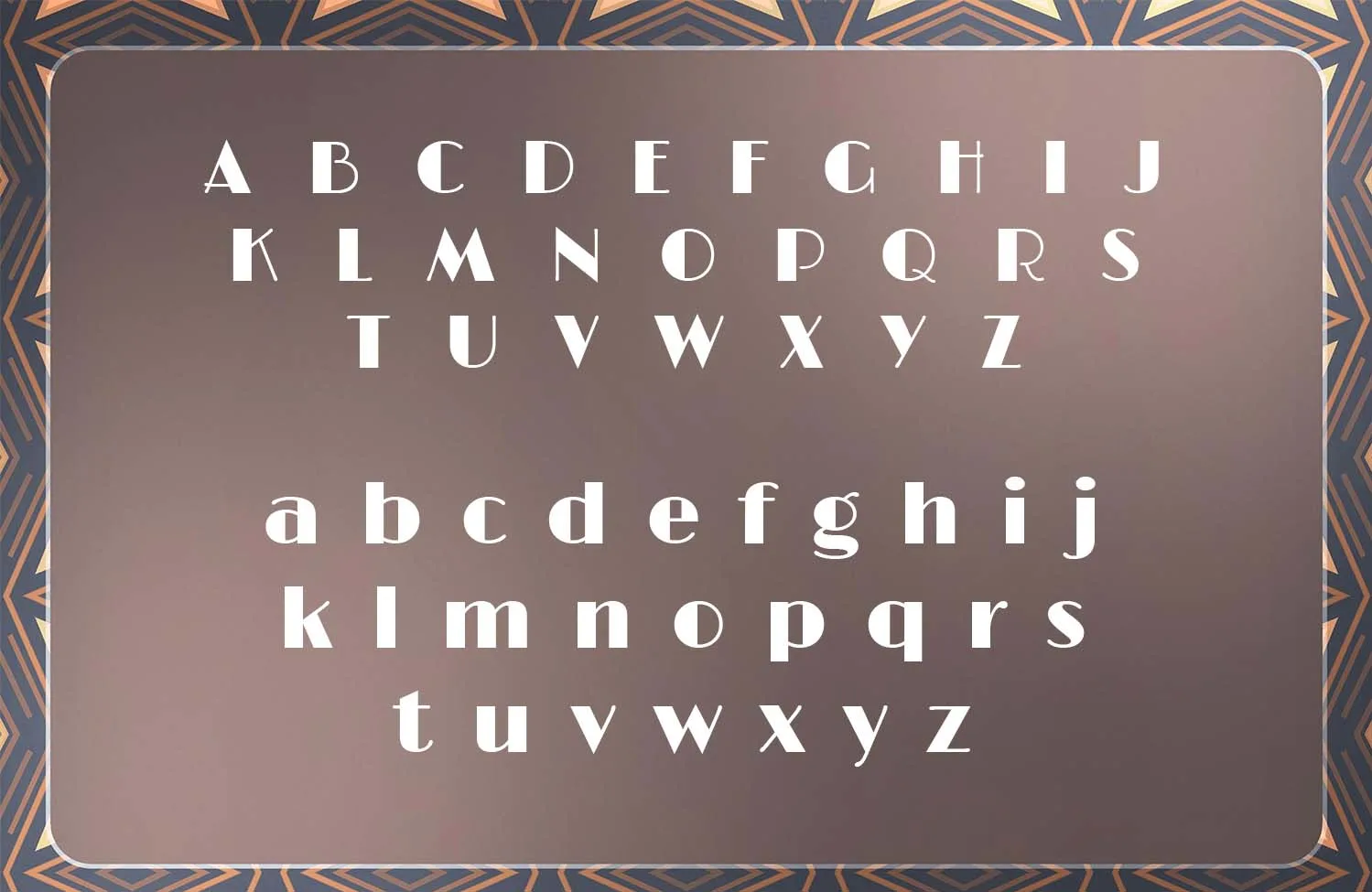 Limelight – Free Art Deco Font2