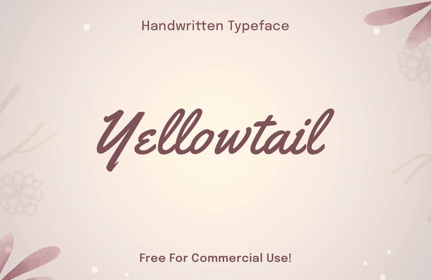 Yellowtail Handwritten Typeface