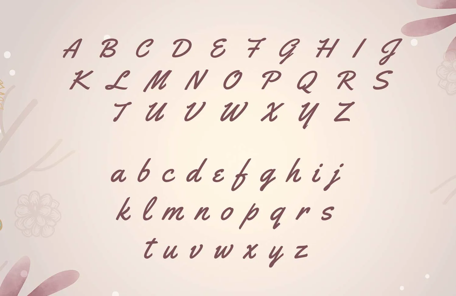 Yellowtail Handwritten Typeface3