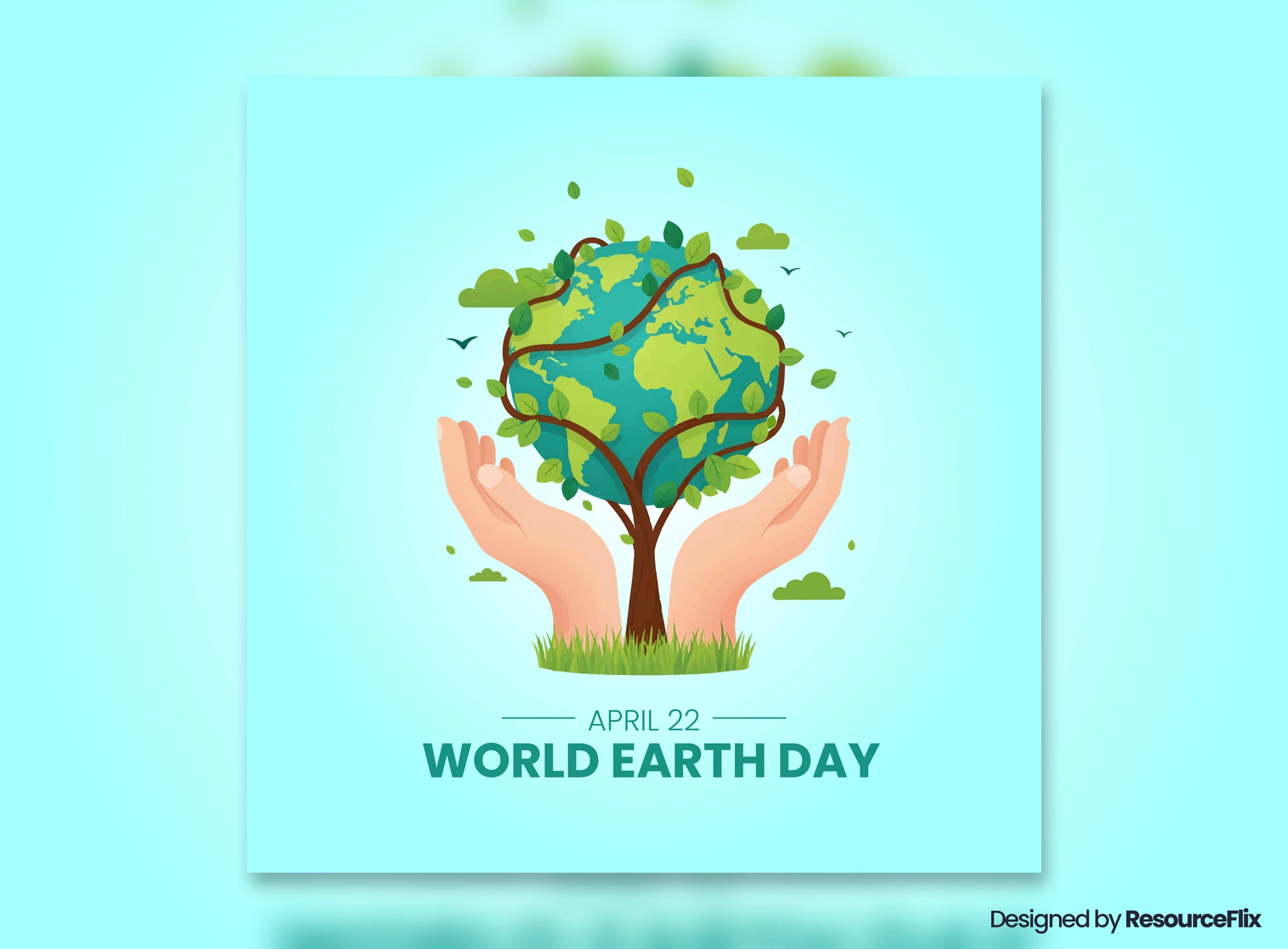 Free Earth Day Illustration