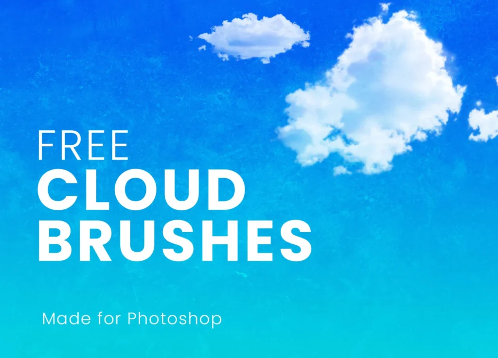 Free 20 Cloud Brushes pack for Photoshop