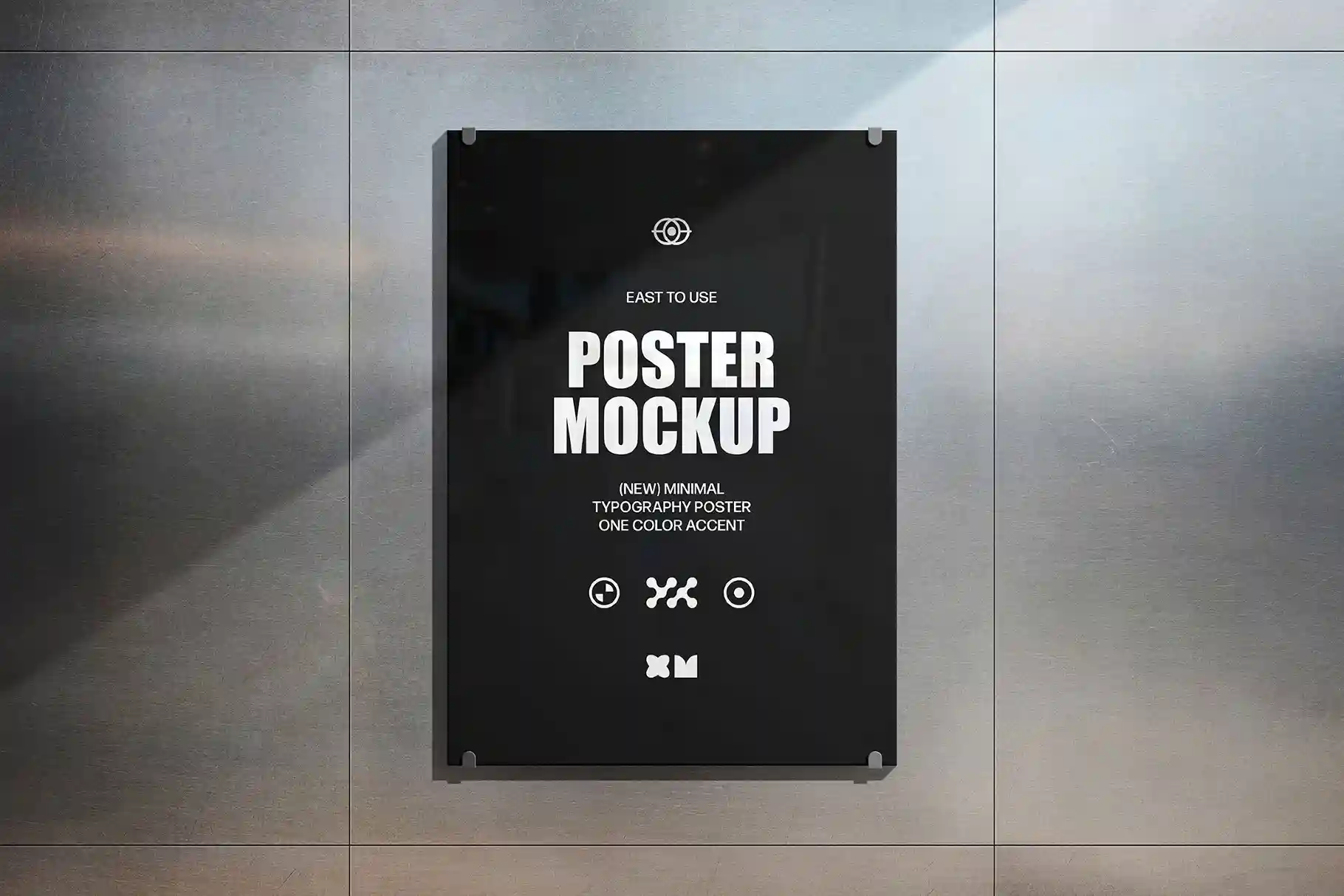 Free-Glass-Poster-Mockup-on-Metal-Wall-PSD.webp