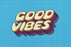 Free Stacked Candy Color Text Effect PSD