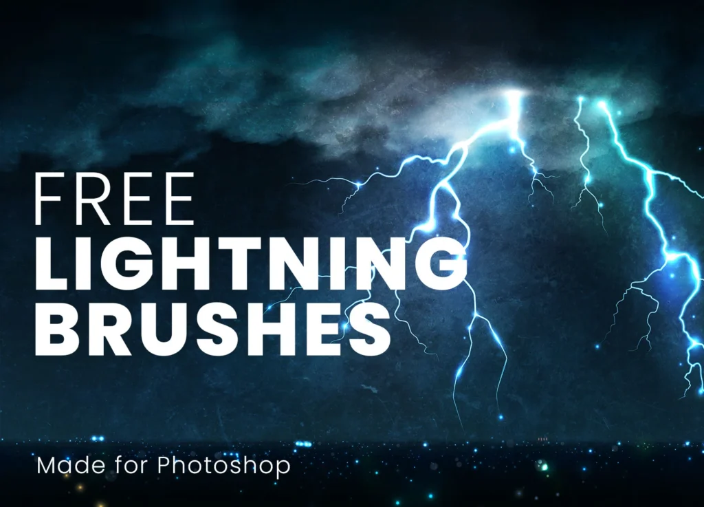 61 Free Lightning Brushes For Photoshop