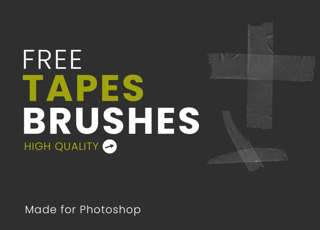 Free Tape Brushes for Photoshop