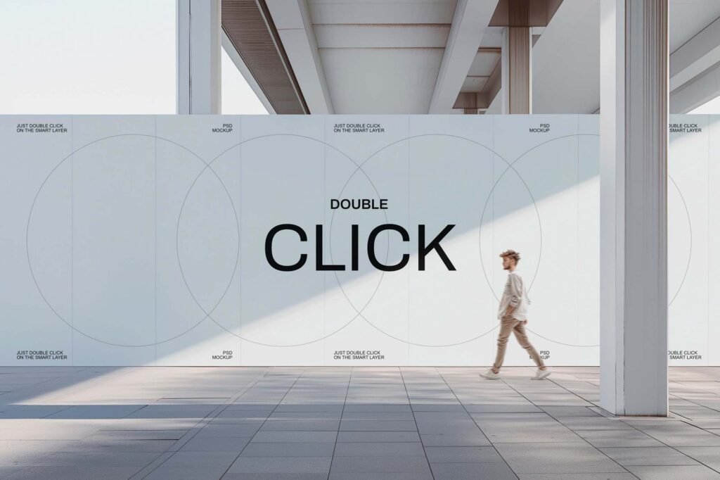 Outdoor Billboard Advertising Mockup PSD