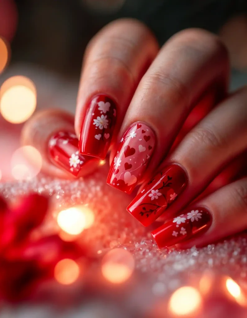 Valentine Nail Art Design – Romantic and Trendy Nail Inspiration