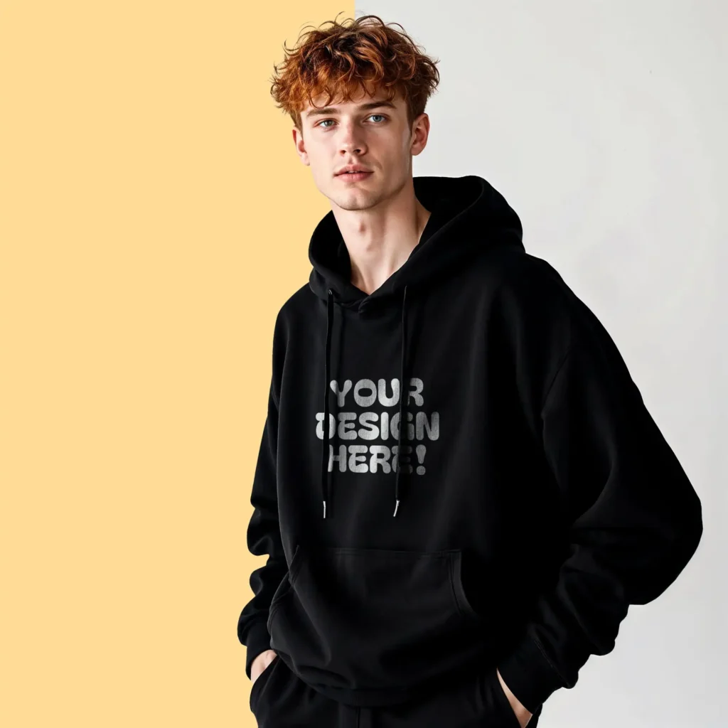 Oversized Hoodie Mockup – Premium PSD for Stylish Designs