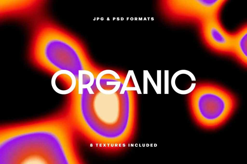 Pack of 8 Organic Textures