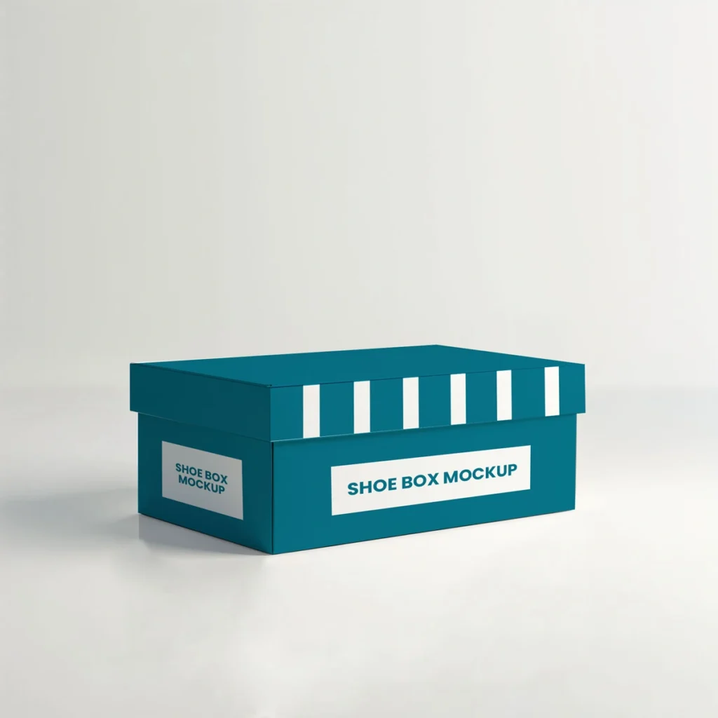 Free Shoe Box mockup