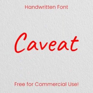 Caveat Handwritten Font – Playful, Sincere & Natural Typography